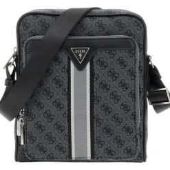 Guess - Milano Top Zip Crossbody With - Zwart