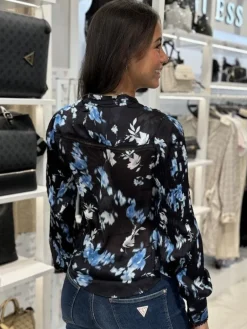 Guess - New Josette Ls Top - Blauw