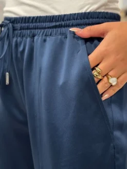 Guess - New Marzia Gathered Jogger - Blauw