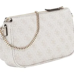 Guess - Noelle Dbl Pouch Crossbody - Beige
