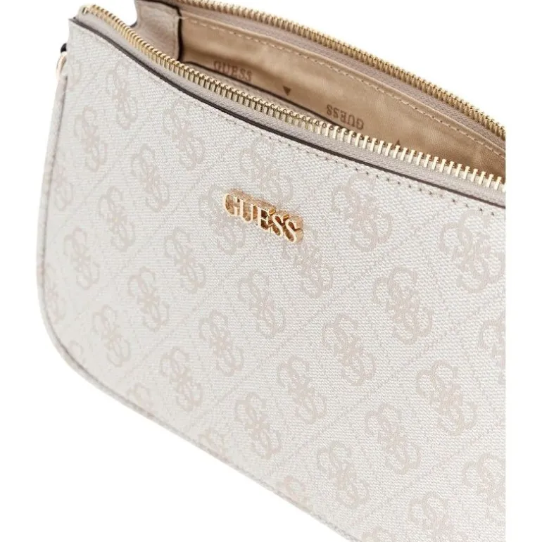 Guess - Noelle Dbl Pouch Crossbody - Beige