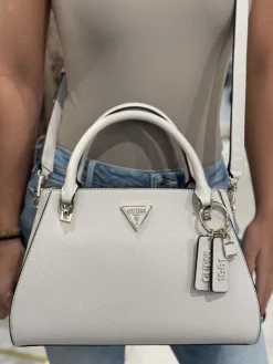 Guess - Noelle Luxury Satchel - Beige