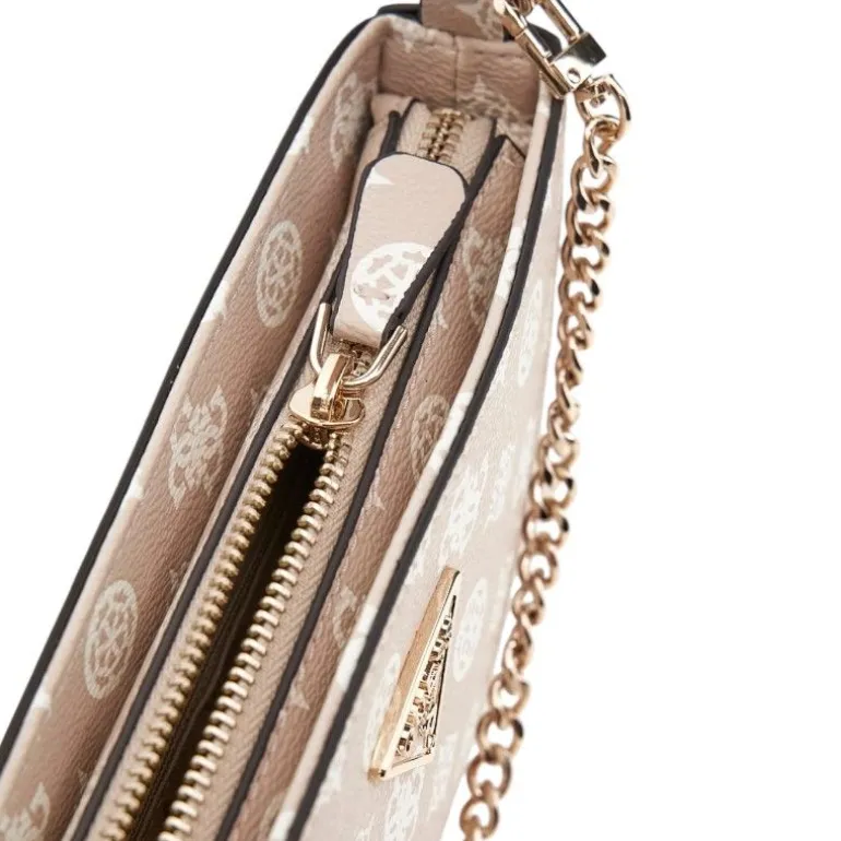 Guess - Noelle Mini Top Zip Shoulder - Beige