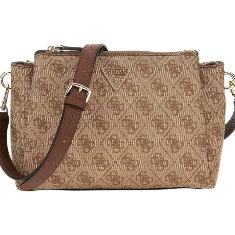 Guess - Noelle Tri Compartment Xbody - Bruin