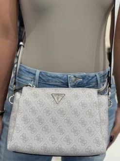 Guess - Noelle Tri Compartment Xbody - Beige