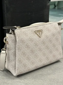 Guess - Noelle Tri Compartment Xbody - Beige