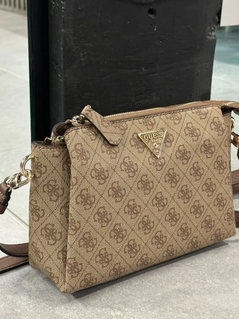 Guess - Noelle Tri Compartment Xbody - Bruin