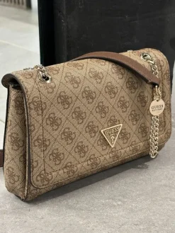 Guess - Noelle Tri Compartment Xbody - Bruin