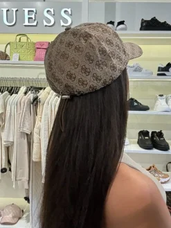 Guess - Orlina Logo Baseball Cap - Beige