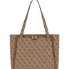 Guess - Orlina Logo Noel Tote - Bruin