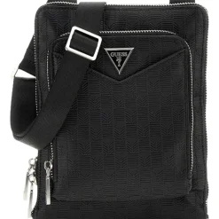 Guess - Siena Crossbody Flat Zip Around - Zwart