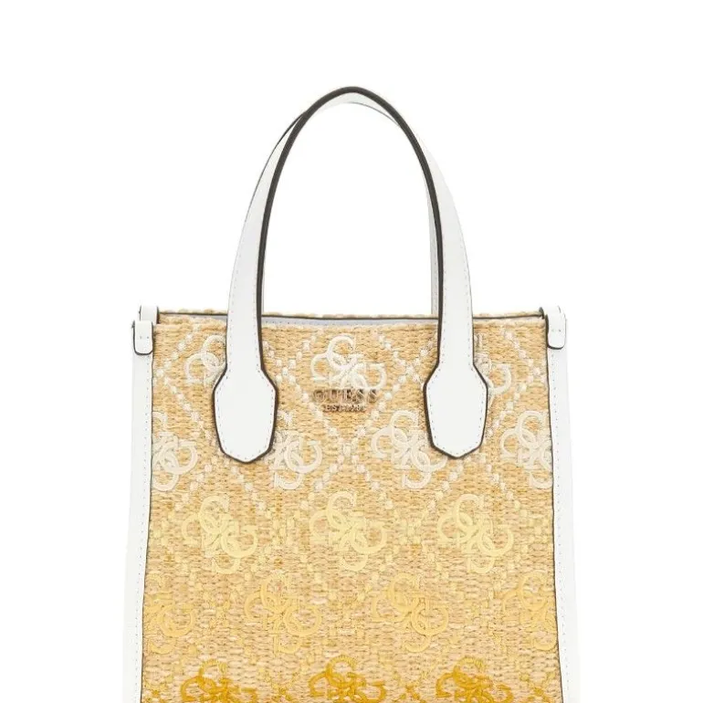 Guess - Silvana Mini 2 Comp Tote - Beige