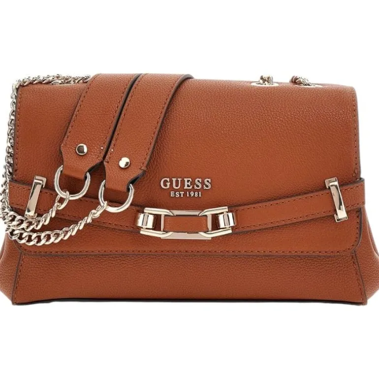Guess - Silvye Convertible Xbody Flap - Cognac