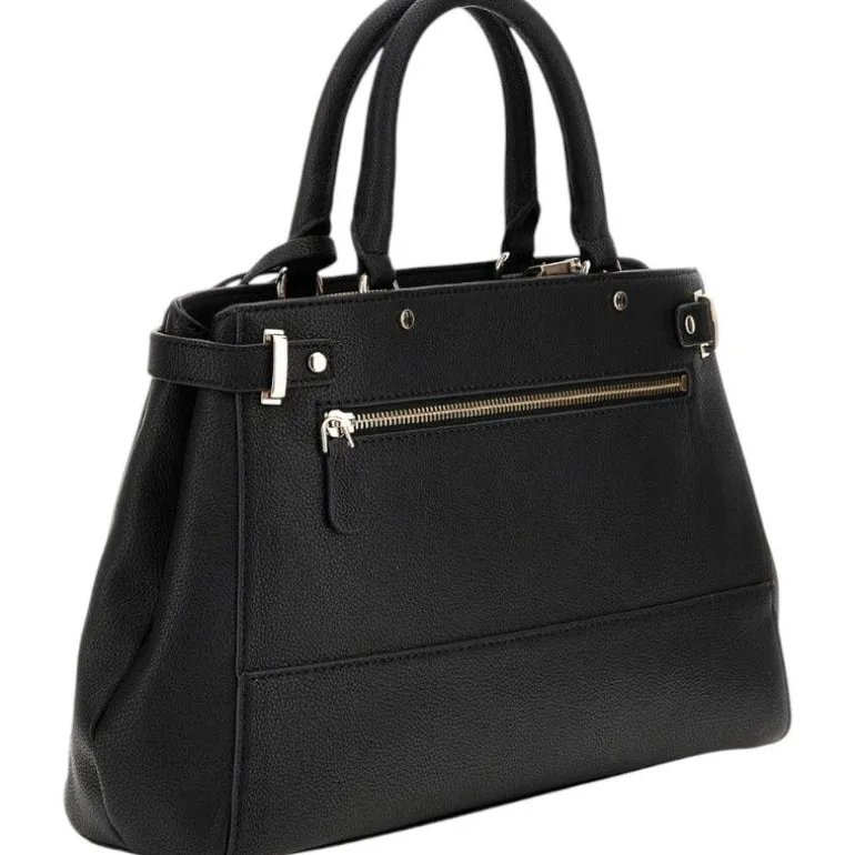 Guess - Silvye Luxury Satchel - Zwart