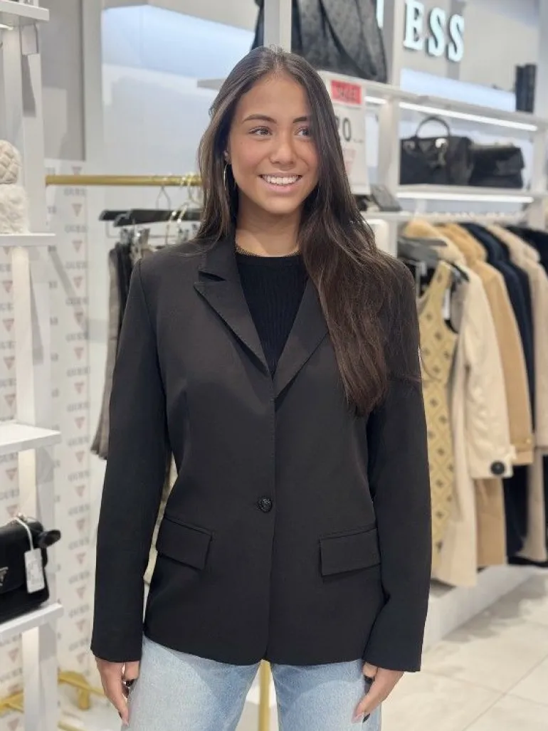 Guess - Solene Fluid Blazer - Zwart