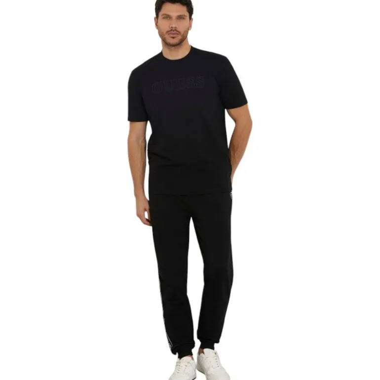 Guess - Ss Alphy T-shirt - Zwart
