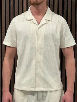 Guess - Ss Baron Knit Shirt - Beige