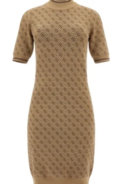 Guess - SS Lise 4g Logo Swtr Dress - Bruin