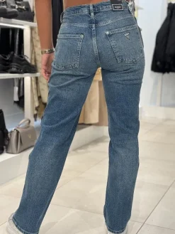 Guess - Straight Low Daisy Pant - Blauw