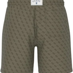 Guess - Swimtrunk Medium Embossed Logo - Groen