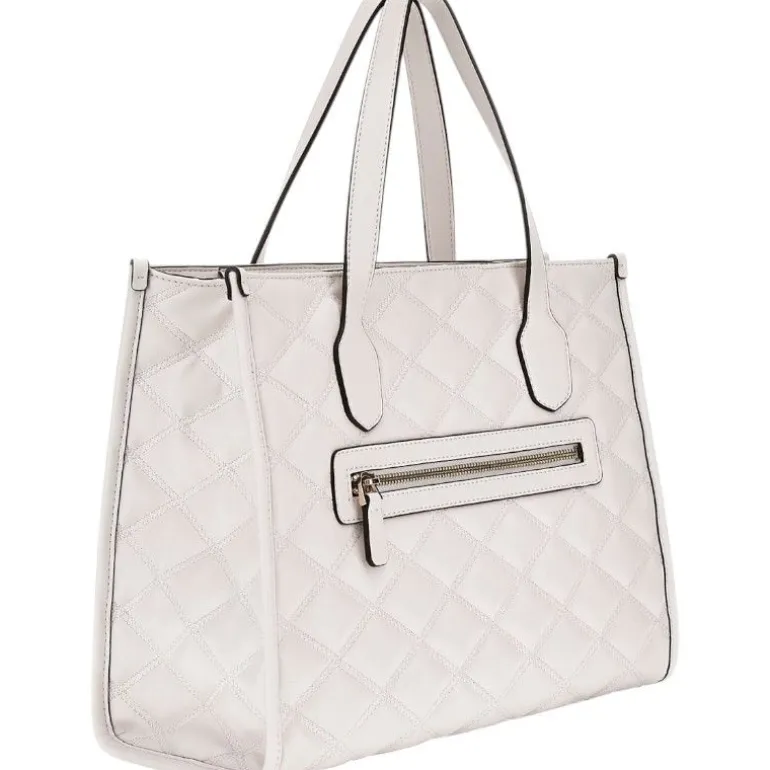 Guess - Tamsin 2 Comp Tote - Wit