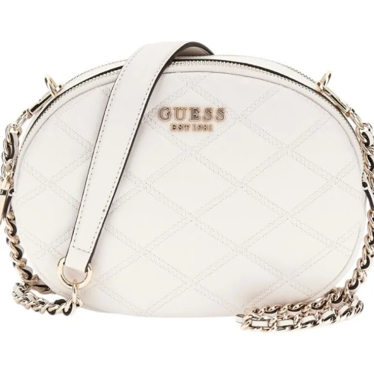 Guess - Tamsin Double Zip Crossbody - Wit