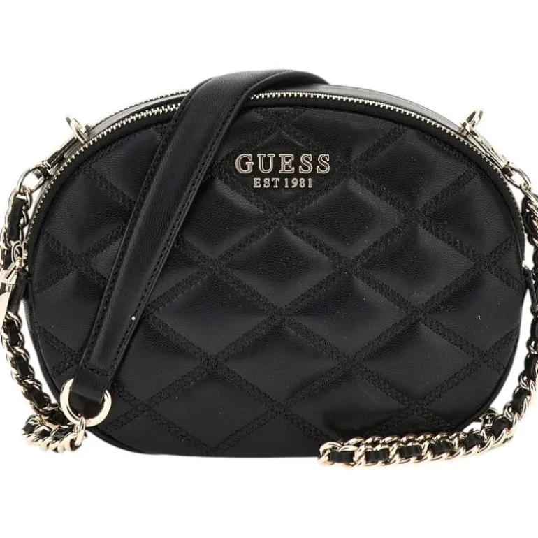 Guess - Tamsin Double Zip Crossbody - Zwart