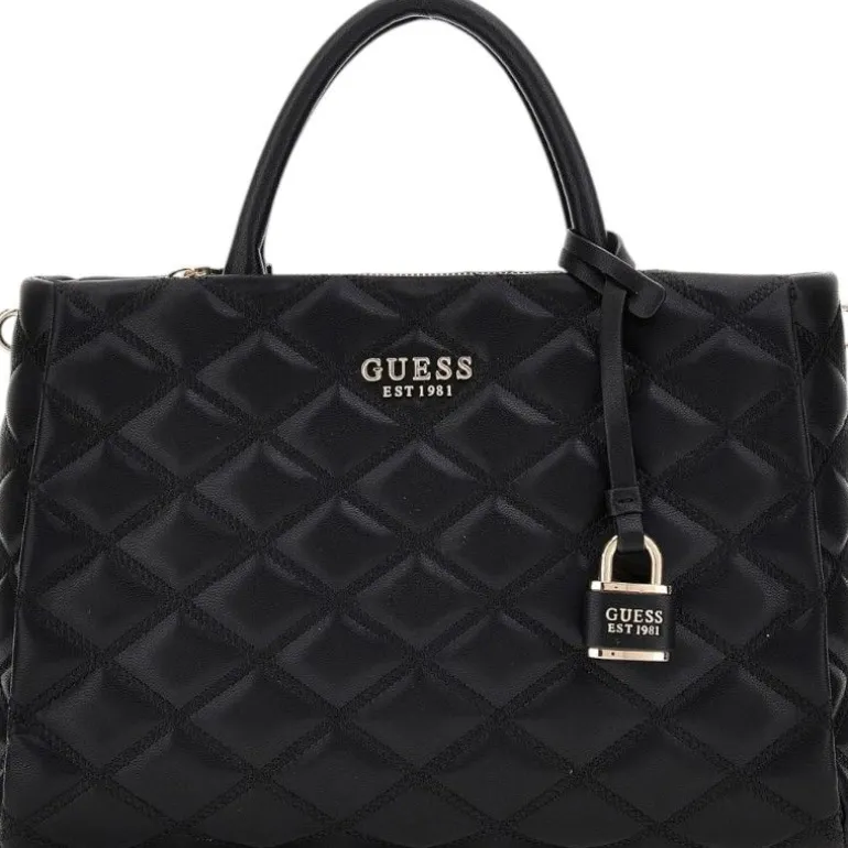 Guess - Tamsin Society Satchel - Zwart