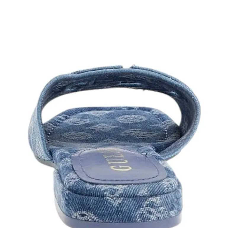 Guess - Tarishae Slippers - Blauw