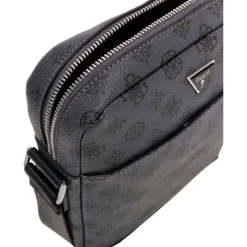 Guess - Torino Top Zip Crossbody - Zwart