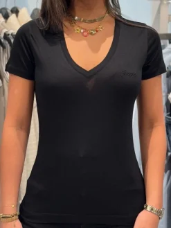 Guess - Vn Ss Light Basic Tee - Zwart
