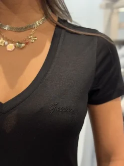 Guess - Vn Ss Light Basic Tee - Zwart