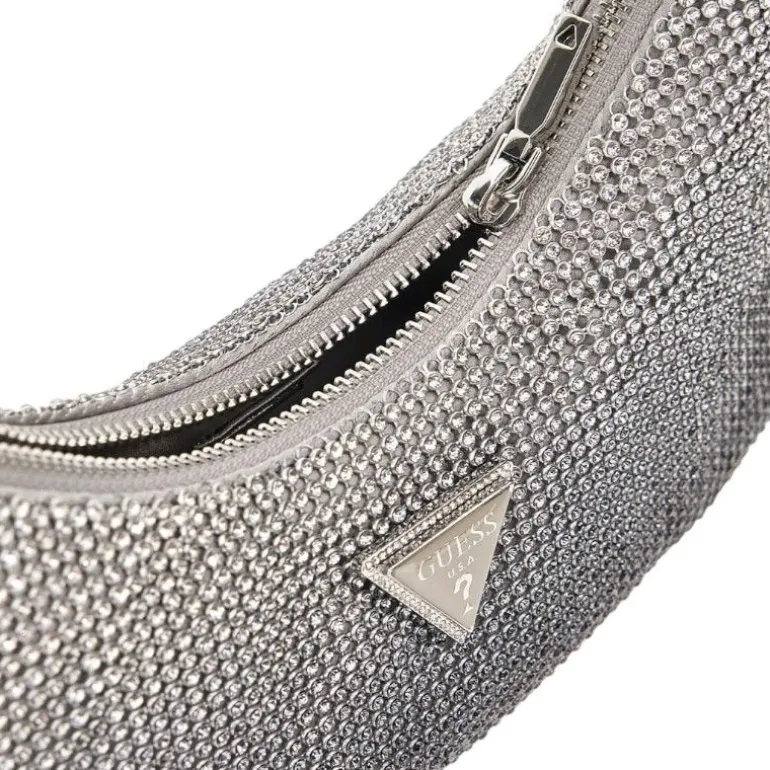 Guess - Zalina Mini Top Zip - Zilver