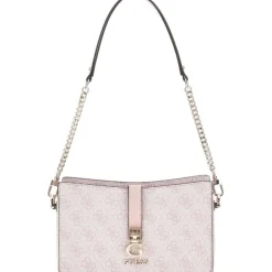 Guess - Zamira Top Zip Shoulder Bag - Roze