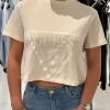 Guess Active - Adele Crop T-shirt - Beige