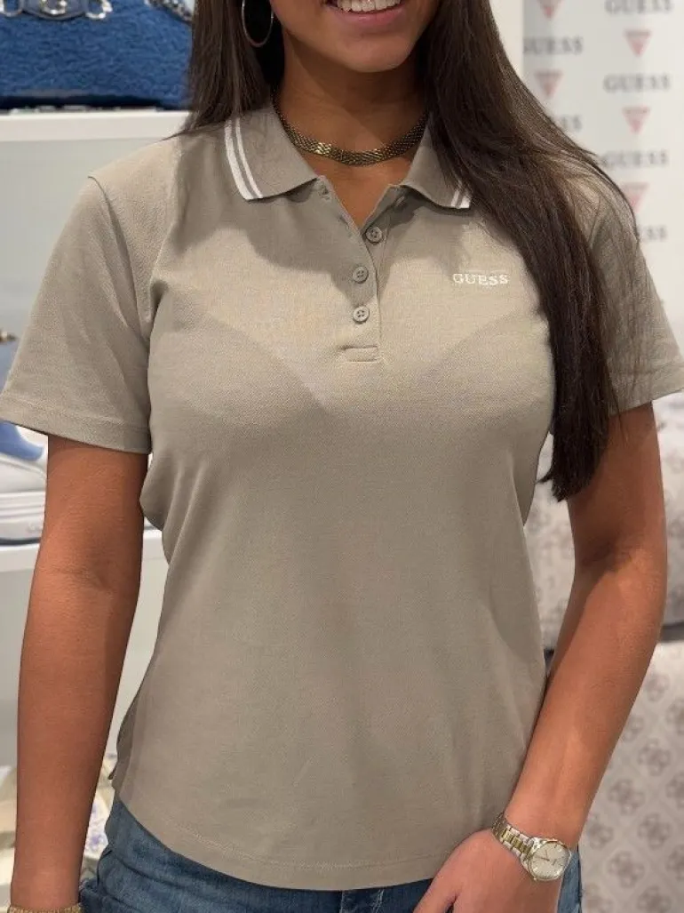 Guess Active - Amaryllis Regular Polo - Groen