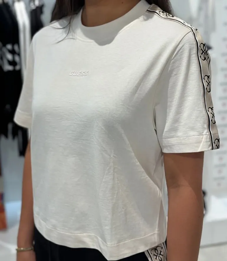 Guess Active - Britney Crop Tee - Beige