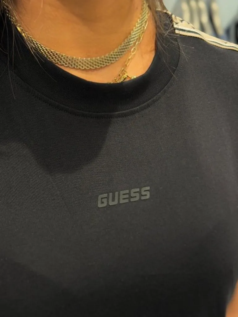 Guess Active - Britney Crop Tee - Zwart