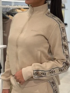 Guess Active - Britney Full Zip Sweatshirt - Beige