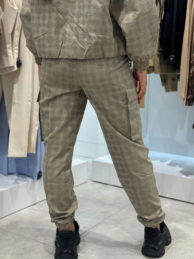 Guess Active - 4G Logo Cargo Pants - Groen