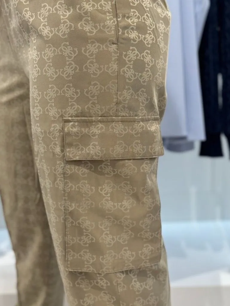 Guess Active - 4G Logo Cargo Pants - Groen