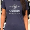 Guess Active - 4G Ss T-shirt - Blauw
