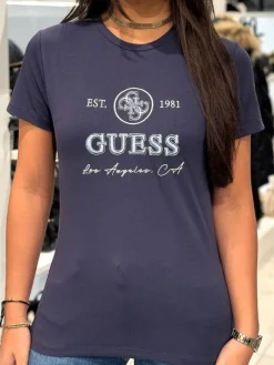 Guess Active - 4G Ss T-shirt - Blauw