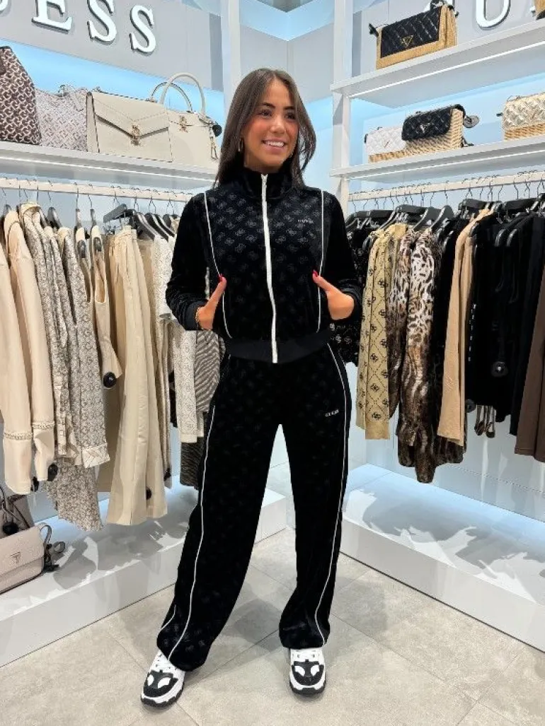 Guess Active - Krissy Full Zip Sweatshirt - Zwart