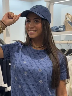Guess Active - Logo Baseball Cap - Blauw