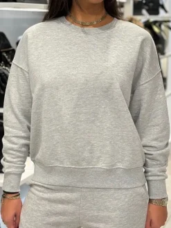 Guess Active - Rhinestones Cn Sweatshirt - Grijs