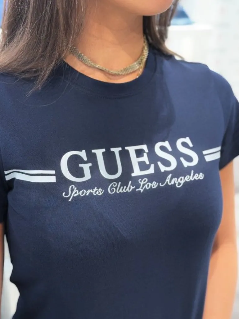 Guess Active - Ss T-shirt - Blauw