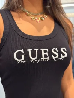 Guess Active - Sunflower Rib Dress - Zwart