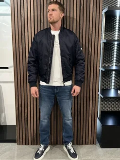 Guess Jeans - Gj Bomber Jkt - Blauw