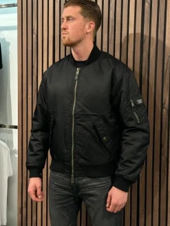 Guess Jeans - Gj Bomber Jkt - Zwart